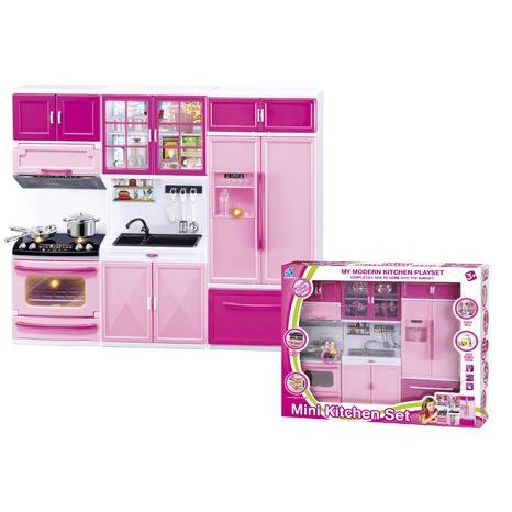 Kuchyňka s efekty růžová, Wiky, W006650