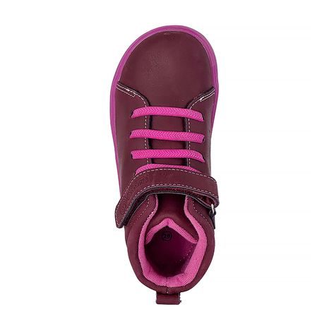 DÍVČÍ CELOROČNÍ BAREFOOT BOTY BUGGA KAMA BURGUNDY B00200-07