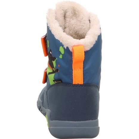 CHLAPECKÁ ZIMNÍ OBUV SUPERFIT BAREFIT TRACE GTX  BLUE/ORANGE 1-006041-8020
