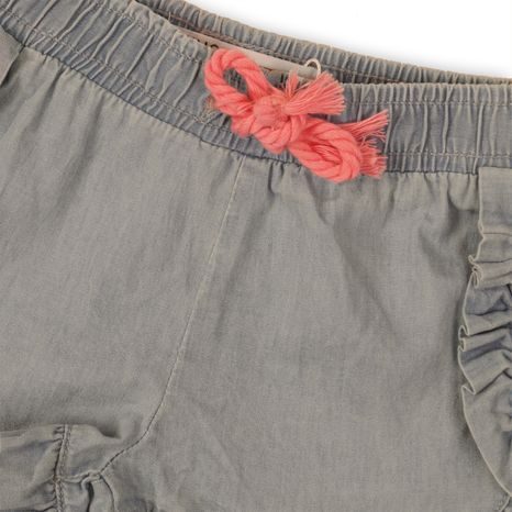 LÁNYOK RÖVIDNADRÁG FODROS, MINOTI, SHELL 5, SZÜRKE