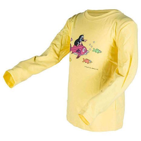 TRIČKO DÍVČÍ KRTEK FISH, PIDILIDI, 2016, ŽLUTÁ