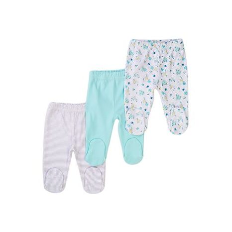 Pantaloni pentru sugari 3 buc, Minoti, Snail 12, albastru