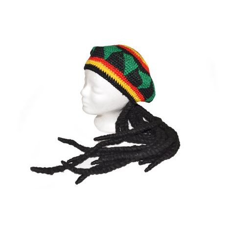 Čepice pletená jamajská, Wiky, W880316