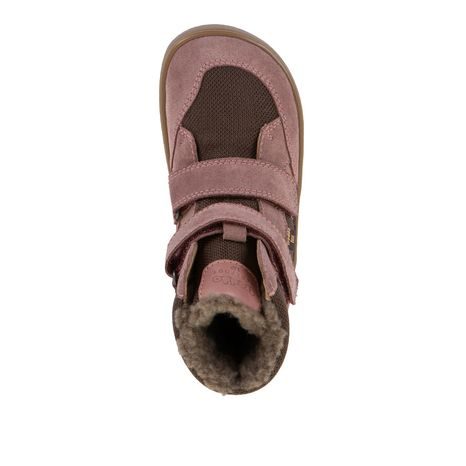 GHETE BAREFOOT DE IARNĂ PENTRU FETE UP HILL WOOL DARK PINK FRODDO G3160262-10