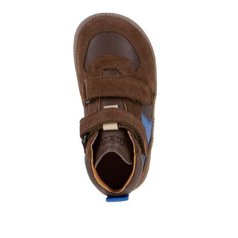 CHLAPČENSKÉ CELOROČNÉ KOŽENÉ ČLENKOVÉ BAREFOOT TOPÁNKY LOOP HIGH-TOPS BROWN FRODDO G2110157-1