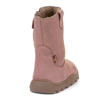 DÍVČÍ ZIMNÍ BAREFOOT KOZAČKY  ZERU TEX BOOT DARK PINK G3160257-3