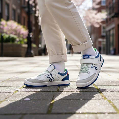 CHLAPČENSKÉ BAREFOOT VYCHÁDZKOVÉ TOPÁNKY FLEXY JR WHITE JOMA BFFLEJS2602V