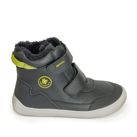Chlapčenské zimné topánky Barefoot TARIK NERO, Protetika, čierna 