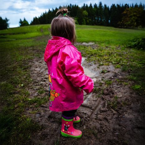 HOLÍNKY DĚTSKÉ S KRTKEM, PIDILIDI, PL0017-03, RŮŽOVÁ