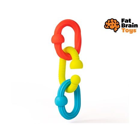FAT BRAIN PLIP GRIPS SPOJOVACÍ KROUŽKY 8 CM BAREVNÉ