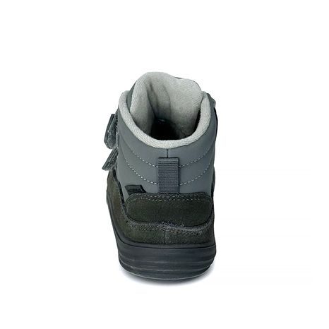 DĚTSKÉ CELOROČNÍ BAREFOOT BOTY BUGGA NUVA DARK GREY B00198-09