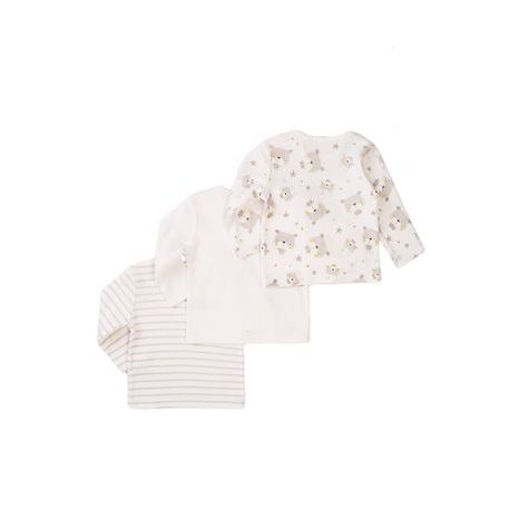 DOJČENSKÉ TRIČKO 3PACK, MINOTI, LITTLE 2, BÉŽOVÁ