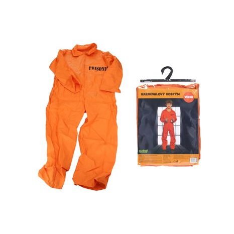 SET KARNEVAL - VĚZEŇ M 110-120 CM, WIKY, W036028