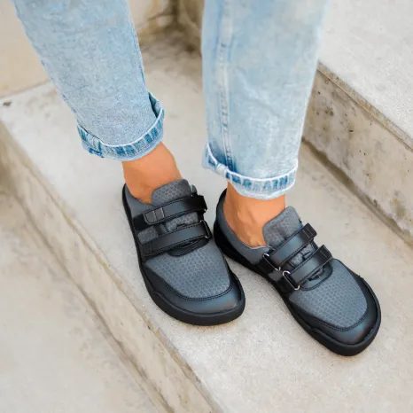 DETSKÉ BAREFOOT TENISKY CRAVE CATBOURNE GREY, CRAVE, SIVÉ