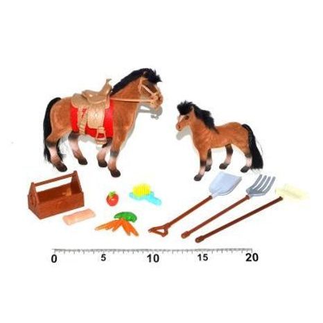 Kôň set 15 cm + 10cm / 2 druhy, WIKY, 100827