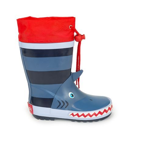 DĚTSKÉ HOLÍNKY GUMOVÉ - POTISK ŽRALOK, PIDILIDI, PL0044-04,  MODRÁ