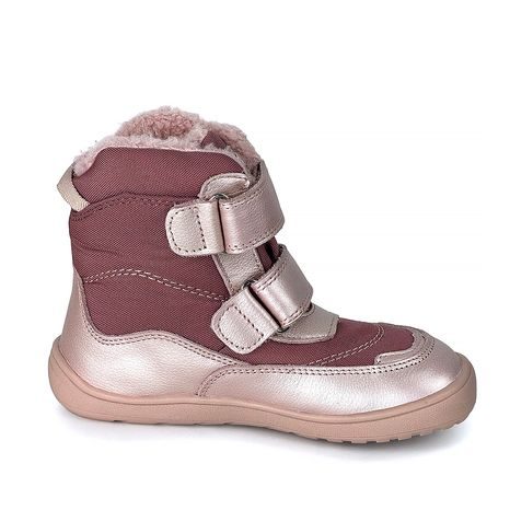 DÍVČÍ ZIMNÍ BAREFOOT BOTY PRO-TEX PROTETIKA - NUT PINK