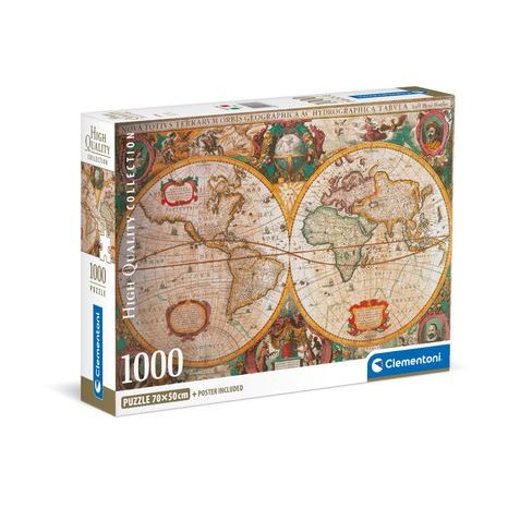 KRABICE PUZZLE CLEMENTONI OLD MAP – IDEÁLNÍ DÁREK PRO MILOVNÍKY HISTORIE