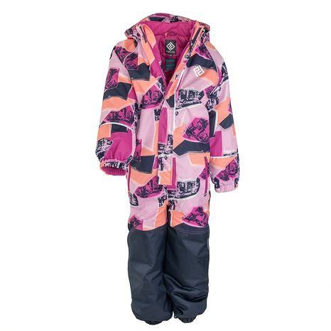 DIEVČENSKÁ ZIMNÁ NEPREMOKAVÁ KOMBINÉZA, PIDILIDI, PD1147-03, RUŽOVÁ