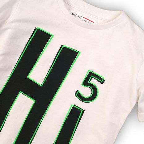 TRICOU CU MÂNECĂ SCURTĂ PENTRU BĂIEȚI, MINOTI, TB TSHIRT 7, ALB