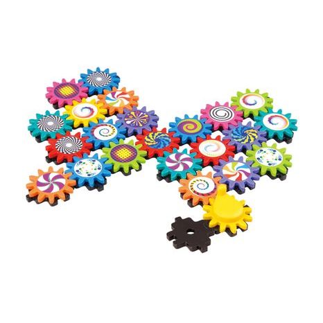 Puzzle cu roți dințate, PLAYGO, W100432