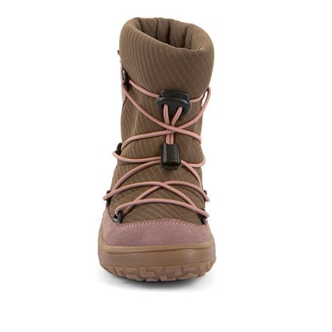 GHETE BAREFOOT DE IARNĂ PENTRU FETE TEX TRACK WOOL DARK PINK FRODDO G3160251-15