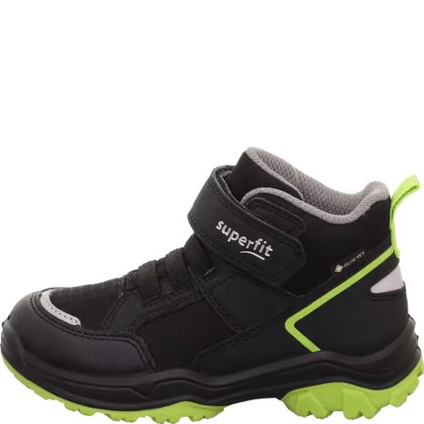 CHLAPECKÉ CELOROČNÍ BOTY JUPITER BLACK/LIGHT GREEN GTX SUPERFIT 1-000053-0000