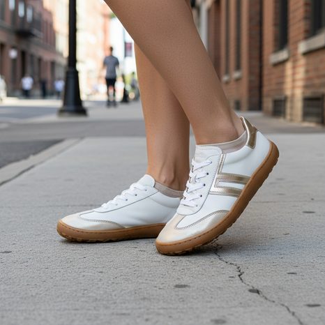 BAREFOOT TORNACIPŐ F-MOTION LACES WHITE/GOLD FRODDO G3130287-2