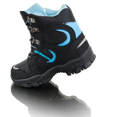 CIZME DE IARNĂ CU MEMBRANĂ IMPERMEABILĂ, BUGGA, B00130-04, ALBASTRU