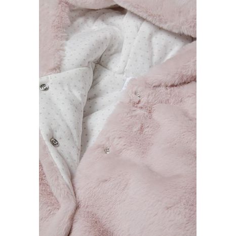 OVERAL KOJENECKÝ ZIMNÍ CHLUPATÝ, MINOTI, BABYPREM 32, RŮŽOVÁ