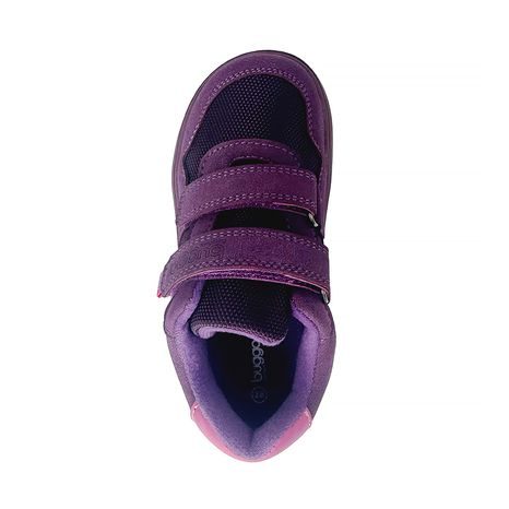 DÍVČÍ CELOROČNÍ BAREFOOT TENISKY BUGGA SAFI DARK PURPLE B00201-06