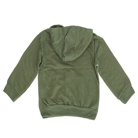 HANORAC CU GLUGĂ PENTRU BĂIEȚI CU GLUGĂ PE TOATĂ LUNGIMEA, MINOTI, 9ZIPEMB 4, KAKI