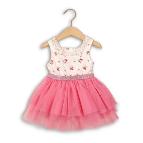 ŠATY DIEVČENSKÉ S TUTU SUKŇOU, MINOTI, DITSY 3, RŮŽOVÁ