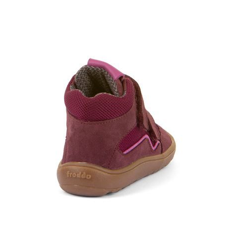 DÍVČÍ BAREFOOT BOTY TEX AUTUMN BORDEAUX FRODDO G3110266-7