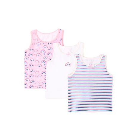 LÁNYOK 3 CSOMAG TANK TOP, MINOTI, 8G NICKS 21, LÁNY, 8G NICKS 21, LÁNY