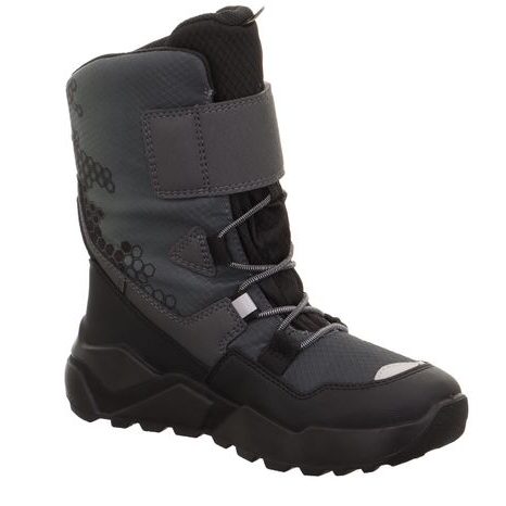 DĚTSKÉ ZIMNÍ BOTY ROCKET BLACK/GRAY GORE-TEX, SUPERFIT , 1-000409-0000, ČERNÁ