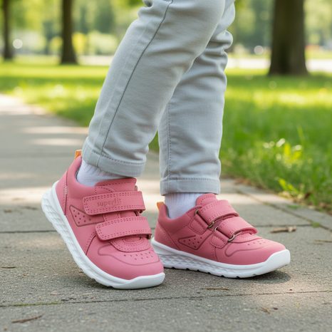DIEVČENSKÁ CELOROČNÁ OBUV BREEZE, SUPERFIT,1-000365-5520, RUŽOVÁ