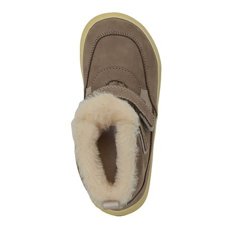 DÍVČÍ ZIMNÍ BAREFOOT BOTY KESY TAUPE, PROTETIKA, ŠEDÁ