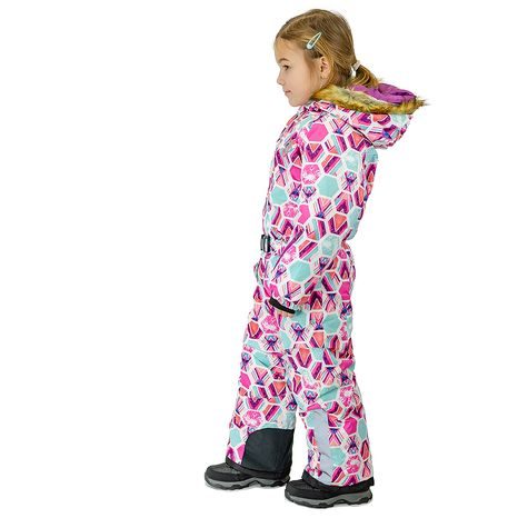 DIEVČENSKÁ LYŽIARSKA KOMBINÉZA DUGA, PIDILIDI, PD1151-01, RUŽOVÁ