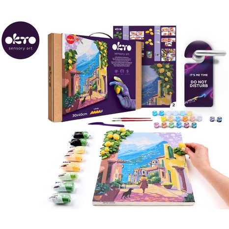 KREATIVNÍ SADA OKTO 3D MALBA A MODELOVÁNÍ LEMON WEEKEND