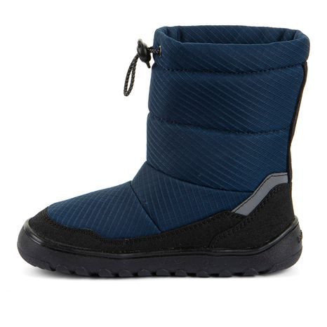 CHLAPČENSKÉ ZIMNÉ BAREFOOT TOPÁNKY UP SNOW TEX BLACK/BLUE FRODDO G3160263-1