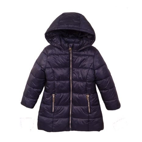 Coat Girls Quilted Puffa, Minoti, JW2124, Kék