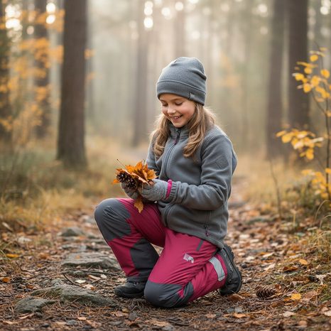 KALHOTY SPORTOVNÍ OUTDOOROVÉ S TC PODŠÍVKOU, PIDILIDI, PD1137-16, VÍNOVÁ