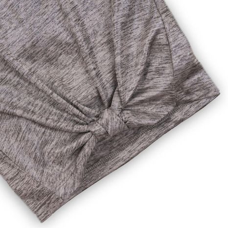 TRIČKO DÍVČÍ S KRÁTKÝM RUKÁVEM, MINOTI, SHIMMER 1, ŠEDÁ