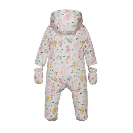 SALOPETĂ DE IARNĂ PENTRU SUGARI CU CĂPTUȘEALĂ DE BLANĂ, MINOTI, BUTTERFLY 3, ROZ