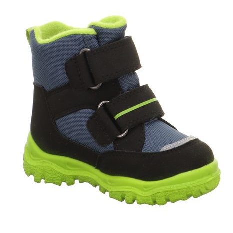 CHLAPECKÉ ZIMNÍ BOTY HUSKY1 BLACK/LIGHT GREEN GORE-TEX, SUPERFIT,1-006045-0000