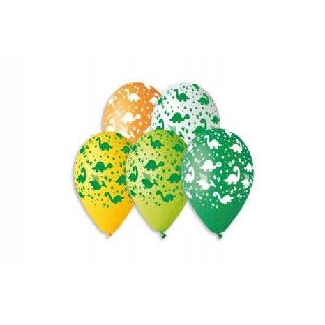 Baloane gonflabile - Set de 5 baloane DINO, Smart Balloons, W000006