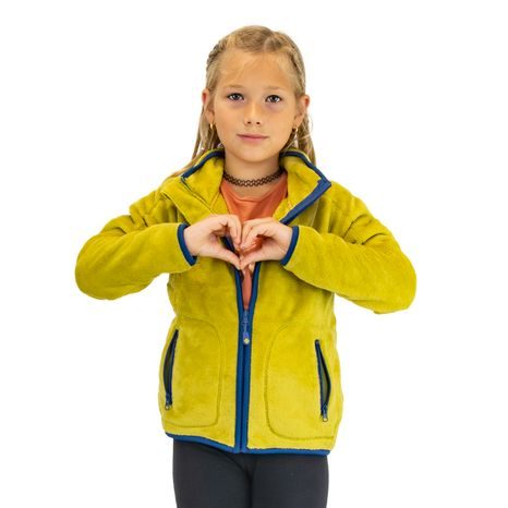 HANORAC PENTRU COPII CU GULER ÎNALT, PIDILIDI, PD1139-20, GALBEN