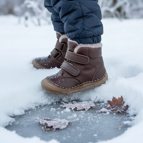 GYERMEK TÉLI CSIZMA FLEXIBILIS PAIX UP WINTER SÖTÉTBARNA, FRODDO, G2110143-4, SÖTÉTBARNA