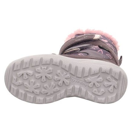 CIZME DE IARNĂ PENTRU FETE CRYSTAL PURPLE/PINK GORE-TEX, SUPERFIT,1-009090-8510